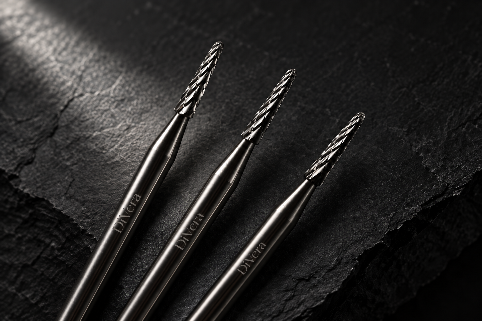 Editorial detail of precision manicure tools